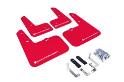 Rally Armor 12-13 Hyundai Veloster UR Red Mud Flap w/ White Logo SET