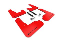 Rally Armor 2019+ Hyundai Elantra N Line UR Red Mud Flap w/ Black Logo SET