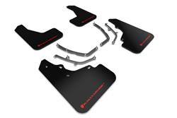 Rally Armor 2019+ Mazda3 GT Sport Hatch UR Black Mud Flap w/ Red Logo SET