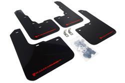 Rally Armor 2013-2016 Dodge Dart UR Black Mud Flap w/ Red Logo SET