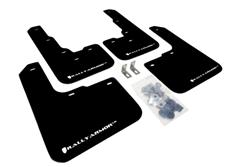 Rally Armor 2013-2016 Dodge Dart UR Black Mud Flap w/ White Logo SET