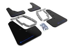 Rally Armor 17+ Tesla Model 3 UR Black Mud Flap w/ Blue Logo SET