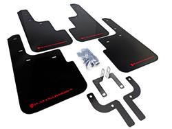 Rally Armor 10+ Mitsubishi Outlander Sport/ASX/RVR UR Black Mud Flap w/ Red Logo SET