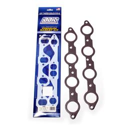 Exhaust Gaskets, Header, Graphite, Round Port, Chevy, Small Block, LS1/LS6, Pair