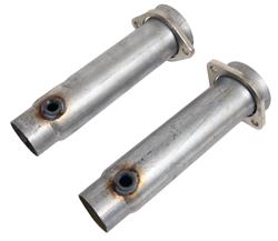 Header Collector Ball Flange, 3.5 in. Collector, 2.5 in. Pipe, Steel, Natural, 12 in. Long, Features Oxygen Sensor Bung, Pair