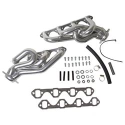 Headers, Equal Length, Shorty, Steel, Ceramic Coated, Ford, 5.0L, Pair