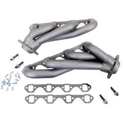 Headers, Shorty, Steel, Titanium Ceramic Coated, Ford, Small Block, Pair