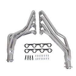 Headers, Equal Length, Long Tube, Steel, Ceramic Coated, Ford, 5.0L, Pair