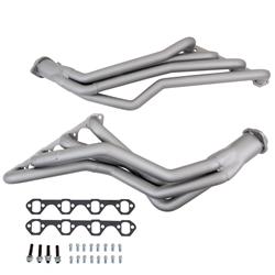 Headers, Equal Length, Long Tube, Steel, Titanium Ceramic Coated, Ford, 5.0L, Pair