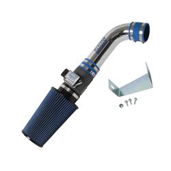 Air Intake, Chrome Tube, Blue Filter, Ford, 5.0L, Kit