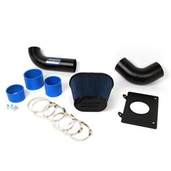 Air Intake, Blackout, Cold, Blue Filter, Black, Ford, 5.0L, Kit