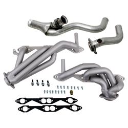 Headers, Shorty, Steel, Titanium Ceramic Coated, Chevy, Small Block, 5.7L, Pair