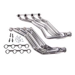 Headers, Engine Swap, Long Tube, Steel, Ceramic Coated, Ford, Mercury, 5.8L, 351W, Pair