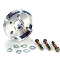 Pulley, Serpentine, Aluminum, Polished, Chevy, Small Block, Each