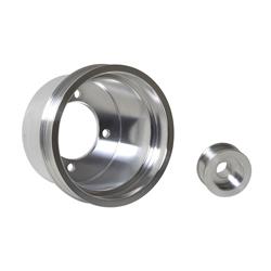 Crankshaft Pulley, Serpentine, 6-Groove, Aluminum, Polished, Ford, 3.8L, Each