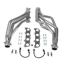 Headers, Engine Swap, Long Tube, Steel, Silver Ceramic Coated, Ford, 5.0L Coyote, Pair