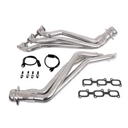 Headers, Long Tube, Steel, Ceramic Coated, Ford, 3.7L, Pair