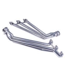 Headers, Full-Length, Long Tube, Steel, Silver Ceramic Coated, Round Port, for Use with the BBK-16431 Mid-pipes Only, Ford, 4.0L, Pair