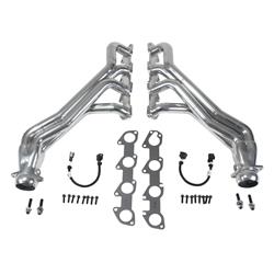 Headers, Long Tube, Steel, Silver Ceramic Coated, 1.75 in. Primary, Chrysler, Dodge, 5.7L, 6.1L, Pair