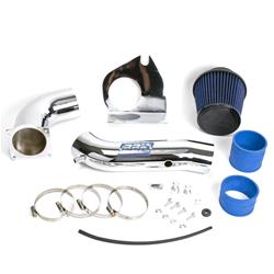 Air Intake, Chrome Tube, Blue Filter, Ford, 3.8L, Kit