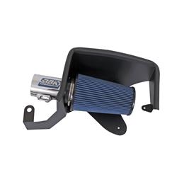 Air Intake, Cold Air, Short Ram Style, Blue Filter, Chrome Aluminum Tube, Ford, 4.6L, Kit