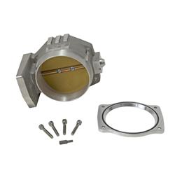 Throttle Body, Power-Plus Series, MPI Style, 102mm Venturi Diameter, Cast Aluminum, Natural, Chevy, 6.0L, 6.2L