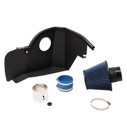 Air Intake, Power-Plus Series, Blue Filter, Chrome Aluminum Tube, Ford, 2.3L, Kit