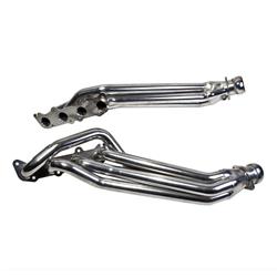 Headers, Long Tube, Steel, Silver Ceramic Coated, Ford, 5.0L, Pair