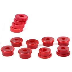 Control Arm Bushings, For BBK Rear Control Arms, Polyurethane, Red, Ford, Kit