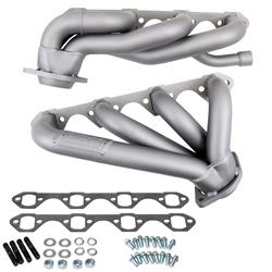 Headers, Shorty, Steel, Titanium Ceramic, Ford, 5.8L, Pair