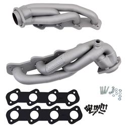 Exhaust Header; Premium Series Performance Header; 1 5/8 in., Shorty, Titanium Ceramic, Pair