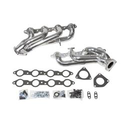 Headers, Shorty, Steel, Ceramic Coated, Cadillac, Chevy, GMC, 4.8, 5.3L, Pair