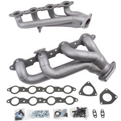 Headers, Shorty, Steel, Titanium ceramic, Cadillac, Chevy, GMC, 4.8, 5.3L, Pair