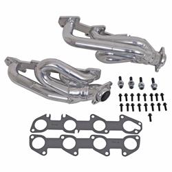 Headers, Shorty, Steel, Silver Ceramic, Dodge, 5.7L, Hemi, Pair