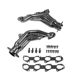 Headers, Shorty, Steel, Chrome, Chrysler, Dodge, Pair