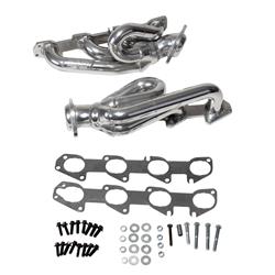 Headers, Shorty, Steel, Silver Ceramic, Dodge, Ram, 5.7L, Hemi, Pair