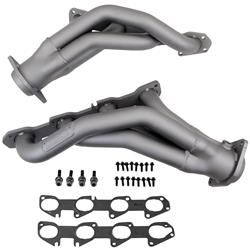 Headers, Tuned, Shorty, Steel, Titanium Ceramic, Chrysler, Dodge, 6.4L, Pair