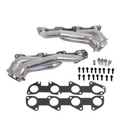 Headers, Shorty, Steel, Polished Ceramic Coated, Chrysler, Dodge, Hemi, Pair