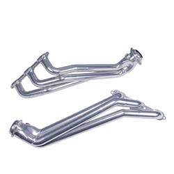 Headers, Long Tube, Steel, Silver Ceramic Coated, Dodge, Chrysler, V6, Pair