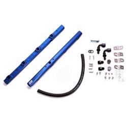 Fuel Rails, Aluminum, Blue Anodized, Ford, 4.6L, 2V, Kit