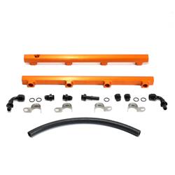 Fuel Rails, Aluminum, Orange Anodized, Dodge, 5.7L, 6.1L, Kit