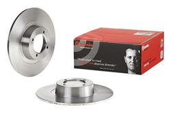 Brake Rotor, Brembo, Solid, Solid Surface, 10.75 in. Diameter, Iron, UV-Coated, MG, Each