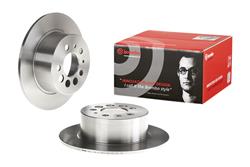 Brake Rotor, Brembo, Solid, Solid Surface, 11.06 in. Diameter, Iron, UV-Coated, Volvo, Each
