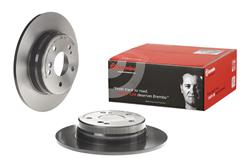Brake Rotor, Brembo, Solid, Solid Surface, 10.95 in. Diameter, Iron, UV-Coated, Chrysler, Each