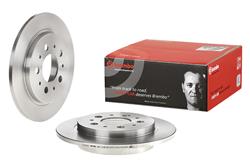 Brake Rotor, Brembo, Solid, Solid Surface, 10.43 in. Diameter, Iron, UV-Coated, Volvo, Each