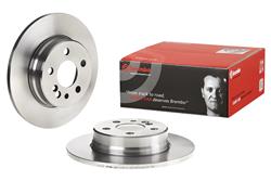 Brake Rotor, Brembo, Solid, Solid Surface, 11.42 in. Diameter, Iron, UV-Coated, Mercedes-Benz, Each