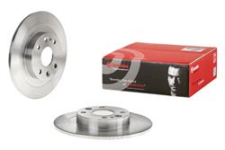 Brake Rotor, Brembo, Solid, Solid Surface, 9.84 in. Diameter, Iron, UV-Coated, Ford, Each