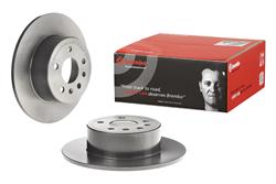Brake Rotor, Brembo, Solid, Solid Surface, 11.26 in. Diameter, Iron, UV-Coated, Saab, Each