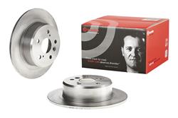 Brake Rotor, Brembo, Solid, Solid Surface, 11.46 in. Diameter, Iron, UV-Coated, Toyota, Each