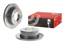 Brake Rotor, Brembo, Solid, Solid Surface, 12.4 in. Diameter, Iron, UV-Coated, Mitsubishi, Each
